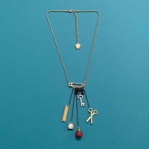 Vintage Betsey Johnson Teacher Necklace